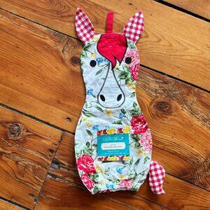 Pioneer Woman Collectible Reusable Bag Saver - Horse Shaped with Sweet Rose art